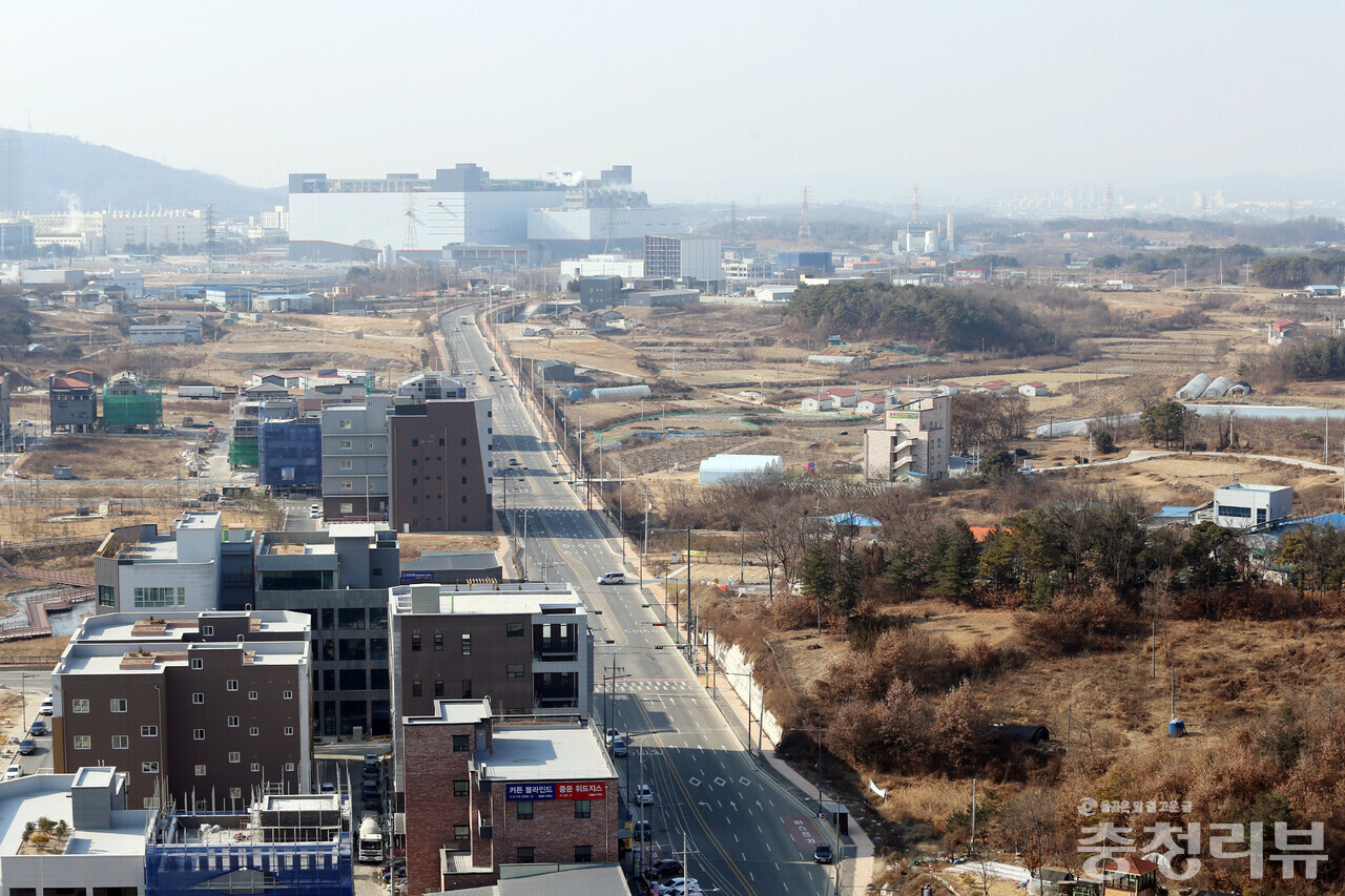 대규모 상업부지가 예정된 청주 송절동 일대 /육성준 기자