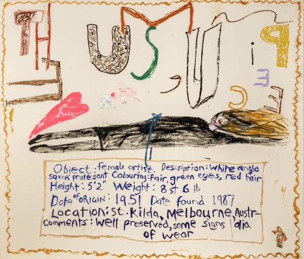 제니 왓슨, 미술관을 위한 작품, 1987, 면천에 유채, 아크릴릭, 172.7×200.6 cm, 1988 년 서울올림픽 조직위원회 기증