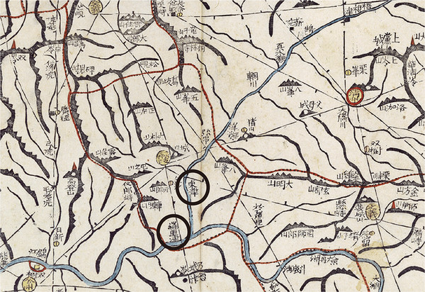 대동여지도(大東輿地圖) 1861년-동진(김정호 제작)